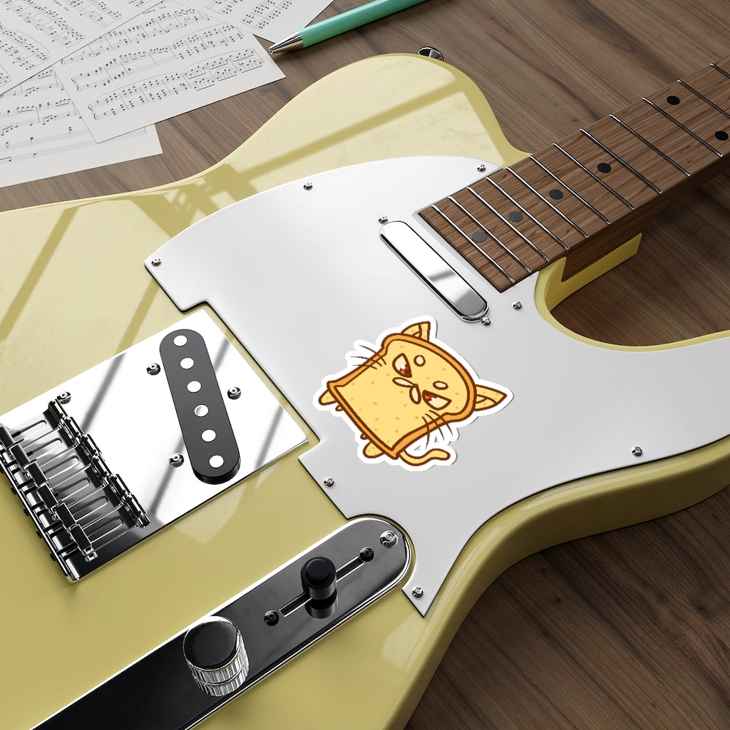 Bread Cat Die-Cut Sticker