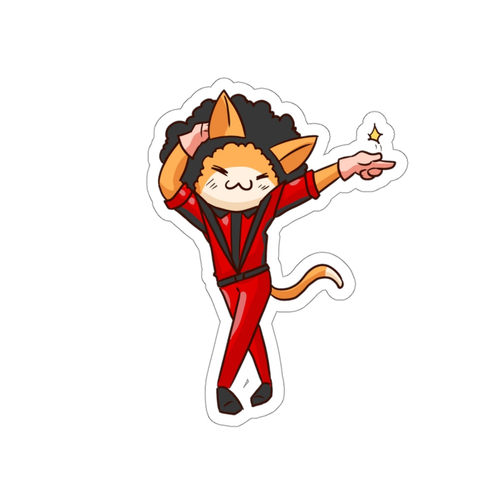 Pop Cat Die-Cut Sticker