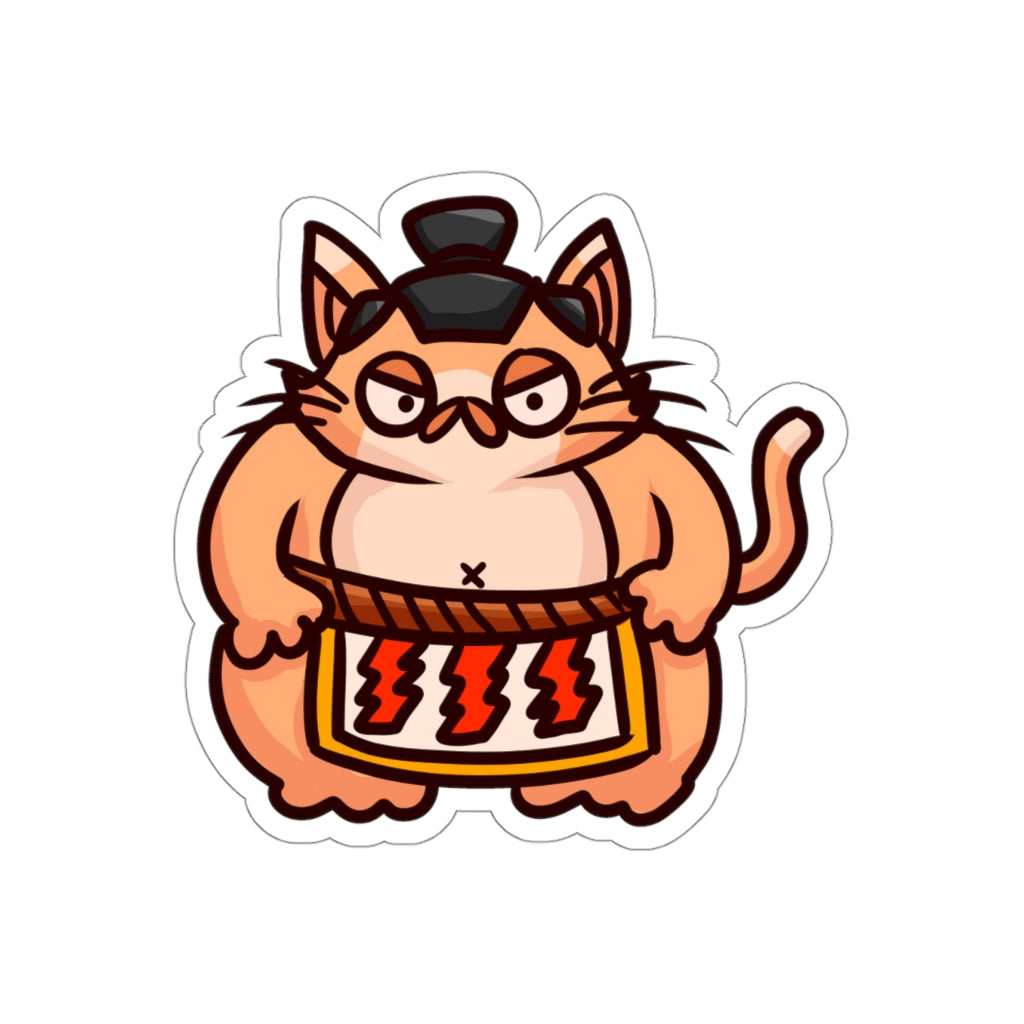 Sumo Cat Die-Cut Sticker