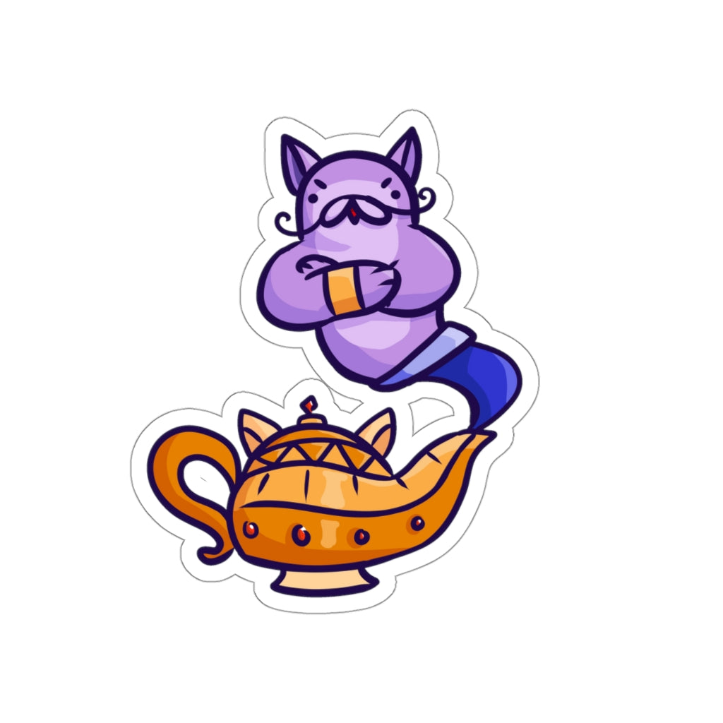 Djinn Cat Die-Cut Sticker