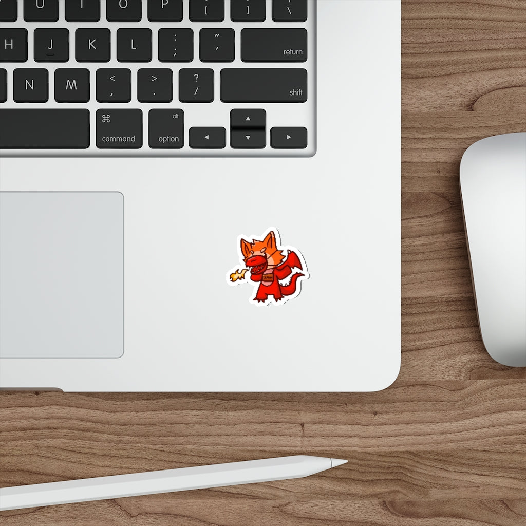 Dragon Cat Die-Cut Sticker
