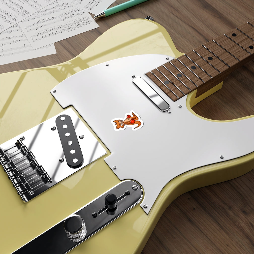 Kangaroo Cat Die-Cut Sticker