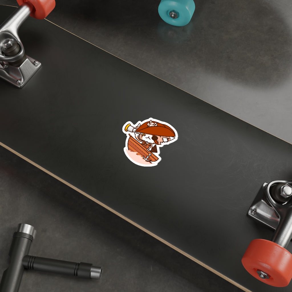 Pirate Cat Die-Cut Sticker