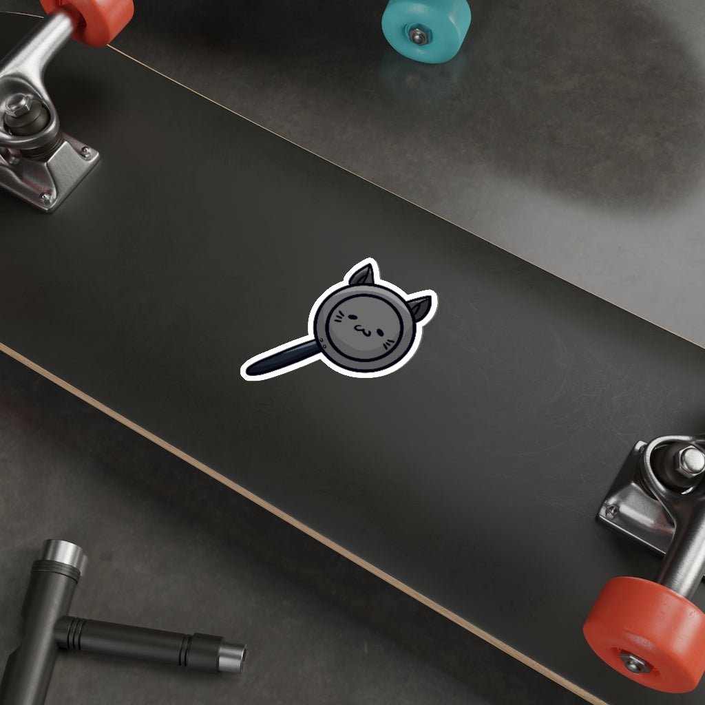 Pan Cat Die-Cut Sticker
