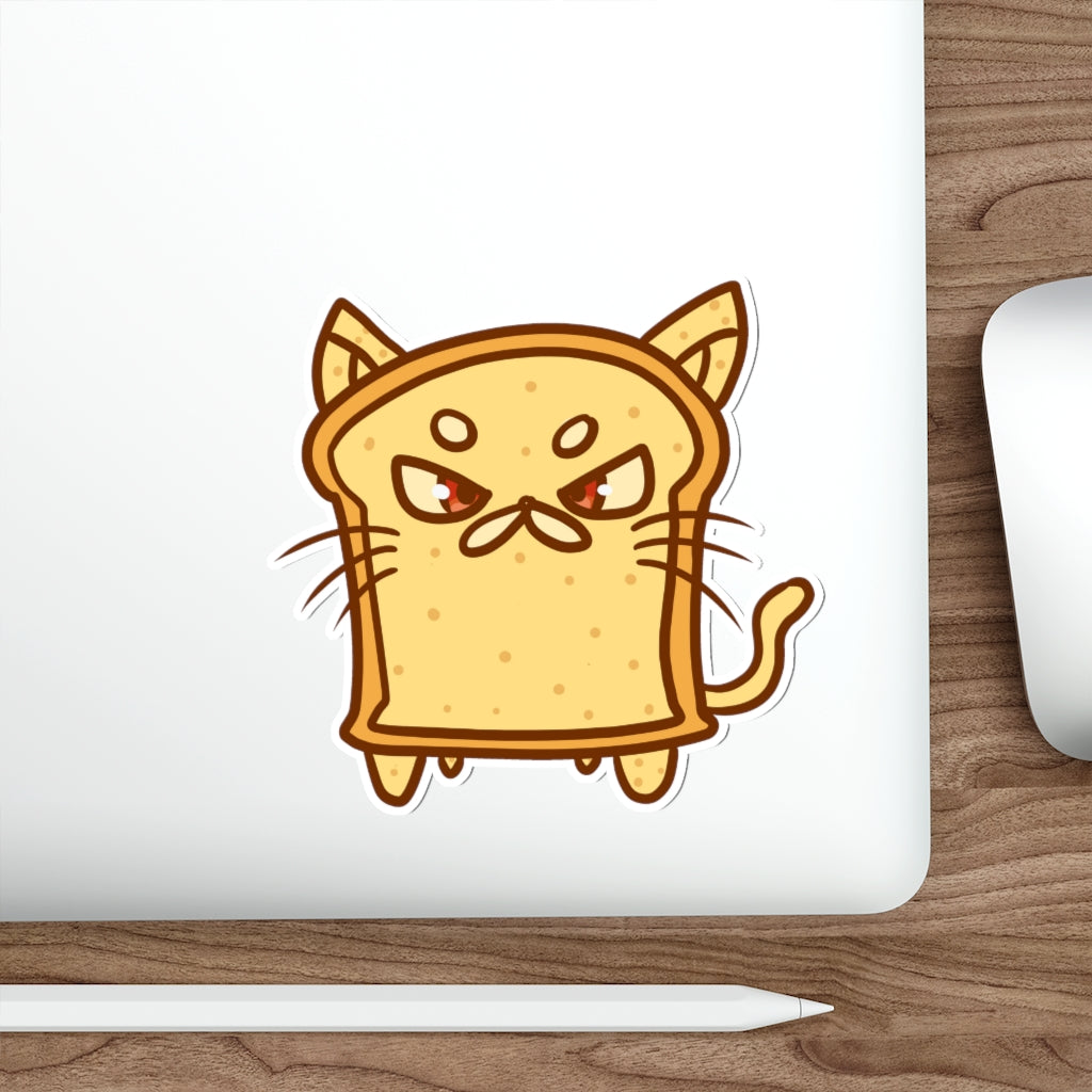 Bread Cat Die-Cut Sticker