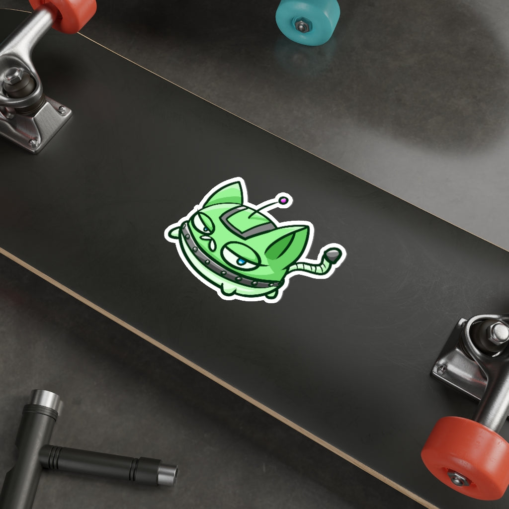 Vacuum Cat Die-Cut Sticker