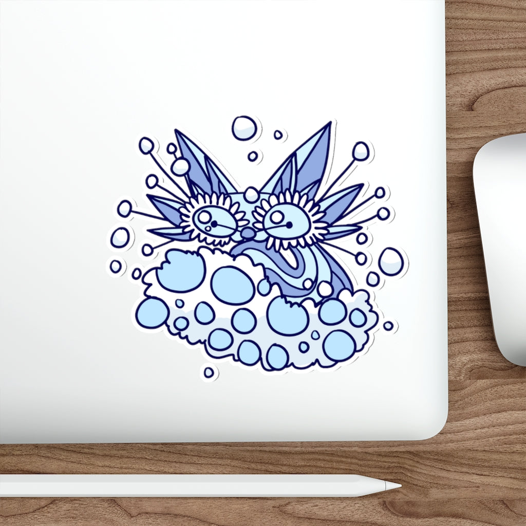 Bubbles Cat Die-Cut Sticker