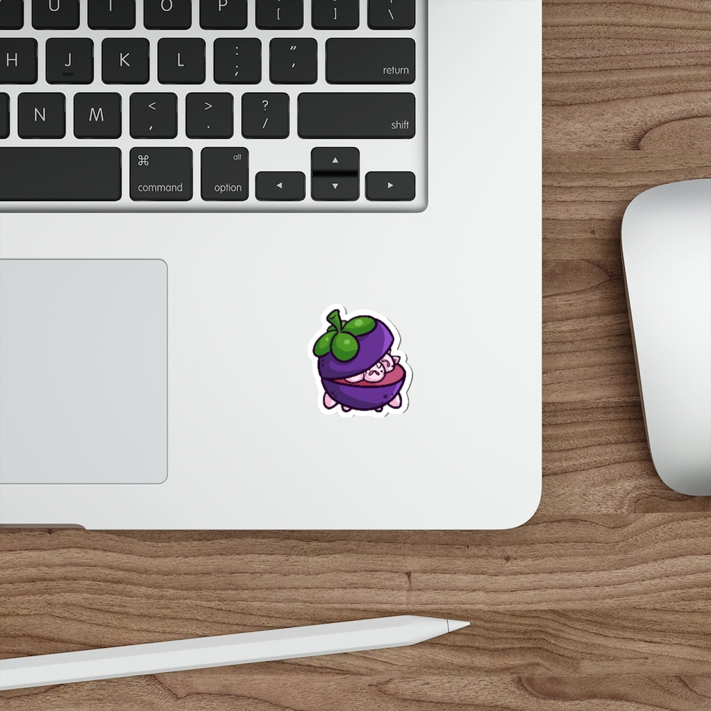 Mangosteen Cats Die-Cut Sticker