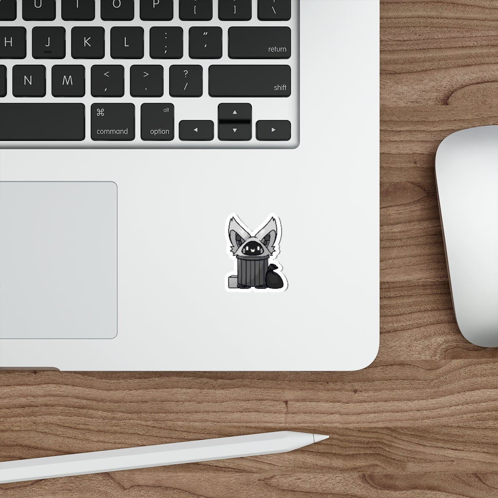 Trash Cat Die-Cut Sticker