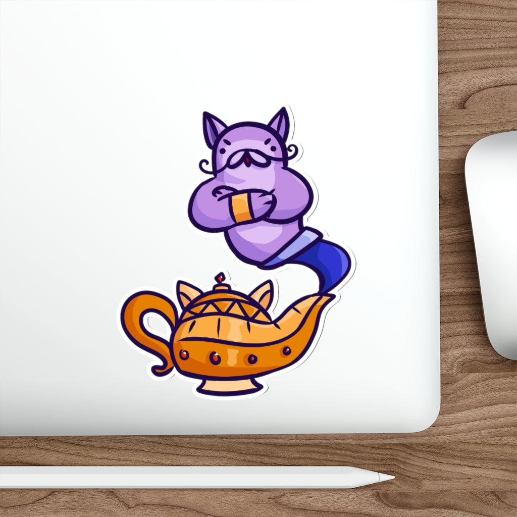 Djinn Cat Die-Cut Sticker
