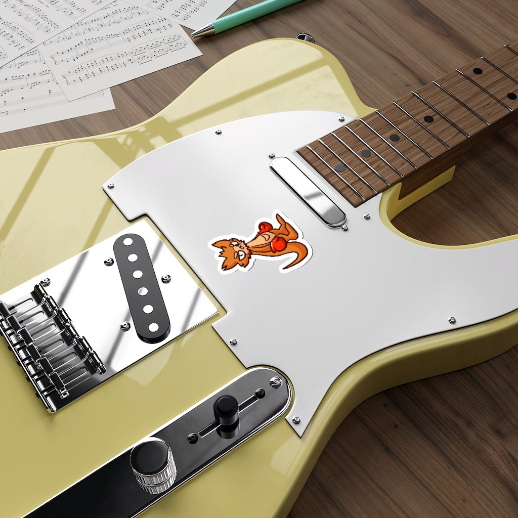 Kangaroo Cat Die-Cut Sticker