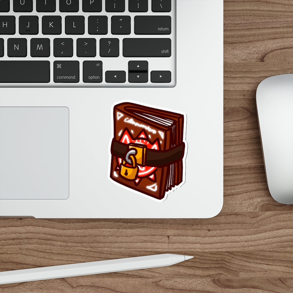 Grimoire Cat Die-Cut Sticker