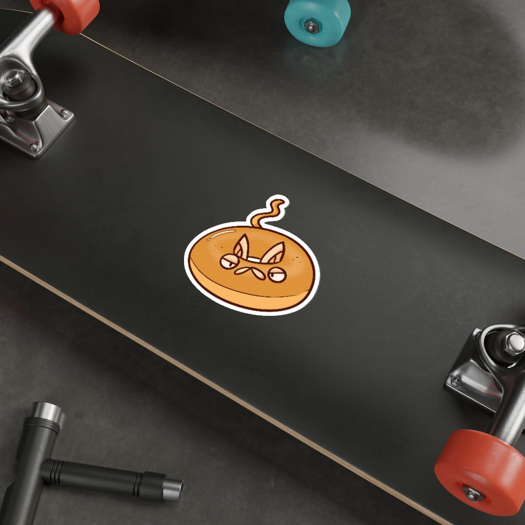 Bagel Cat Die-Cut Sticker
