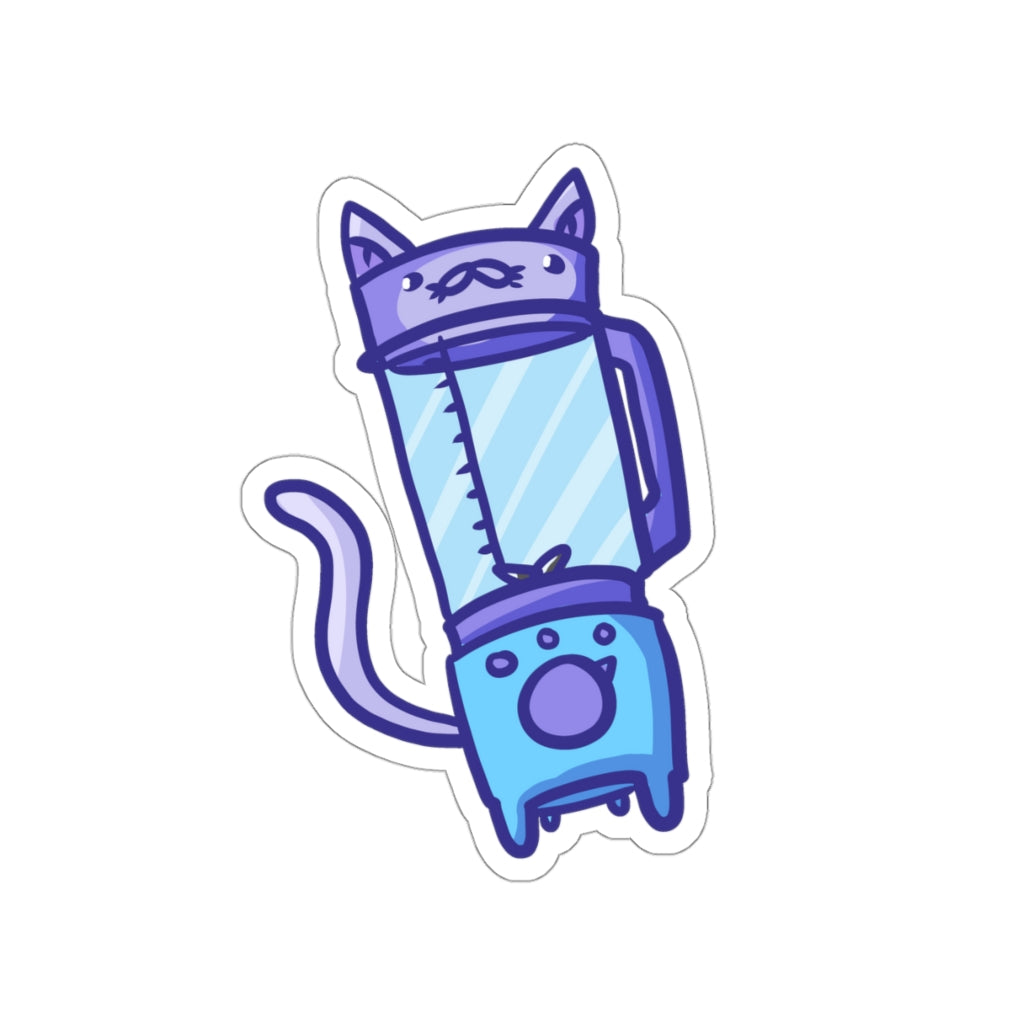 Blender Cat Die-Cut Sticker