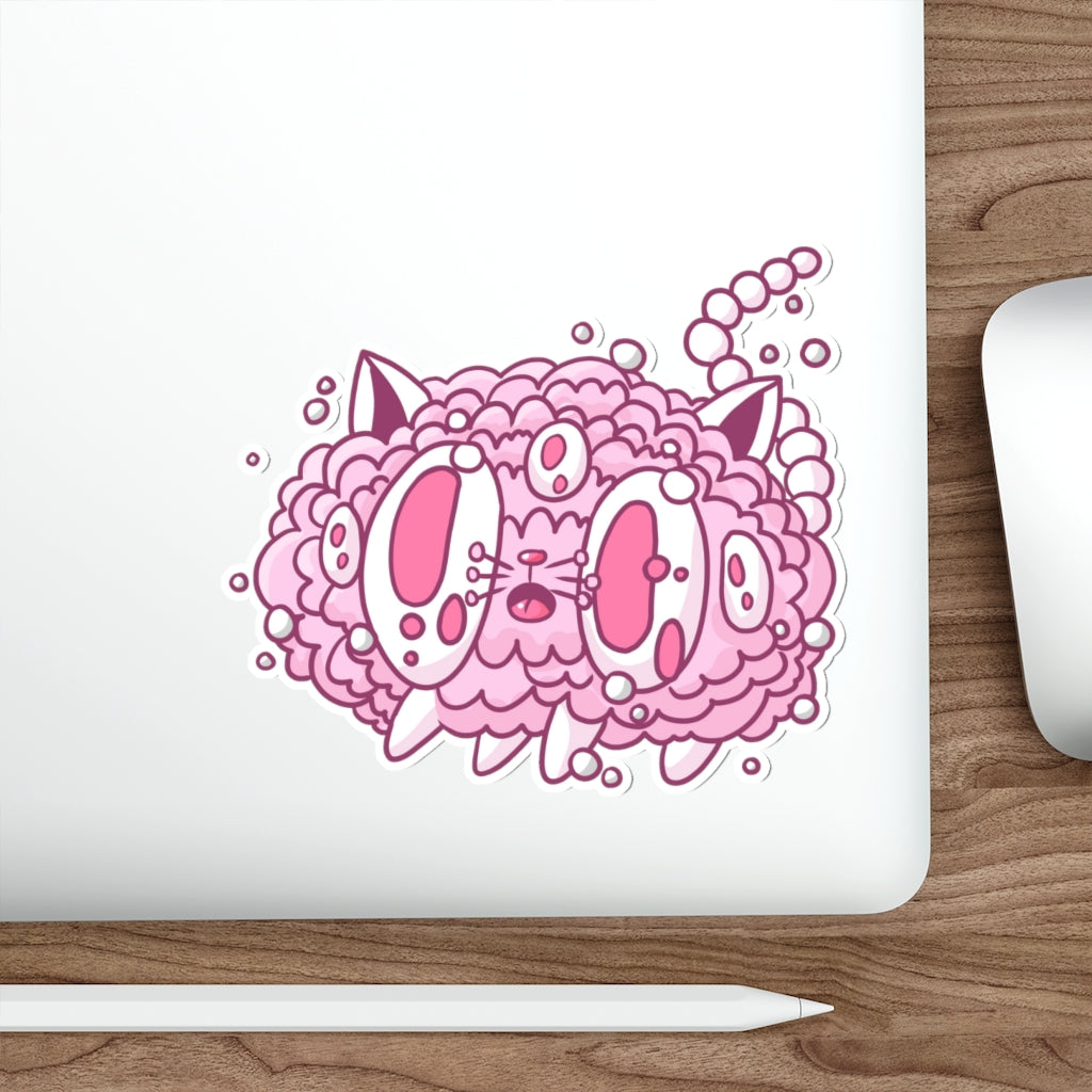 Fluff Cat Die-Cut Sticker