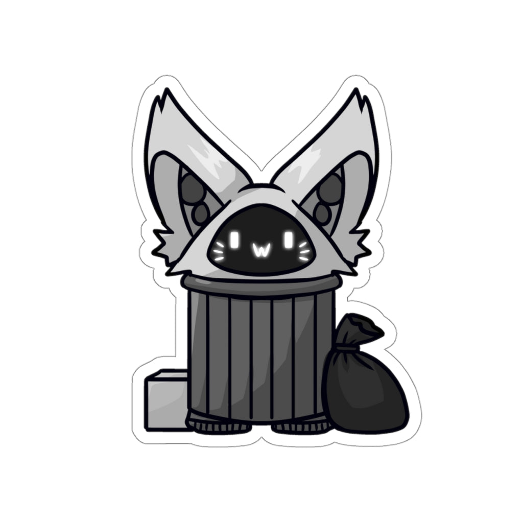 Trash Cat Die-Cut Sticker