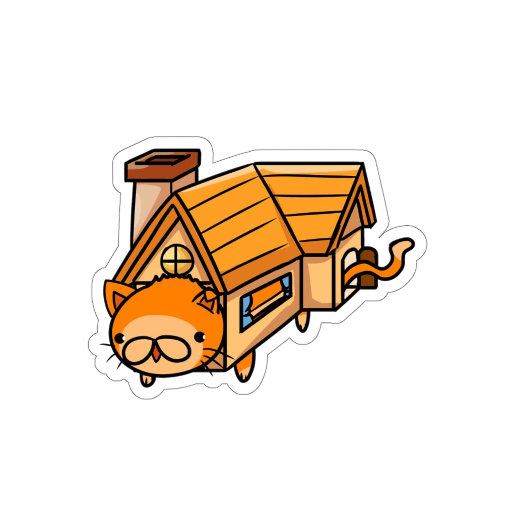 House Cat Die-Cut Sticker