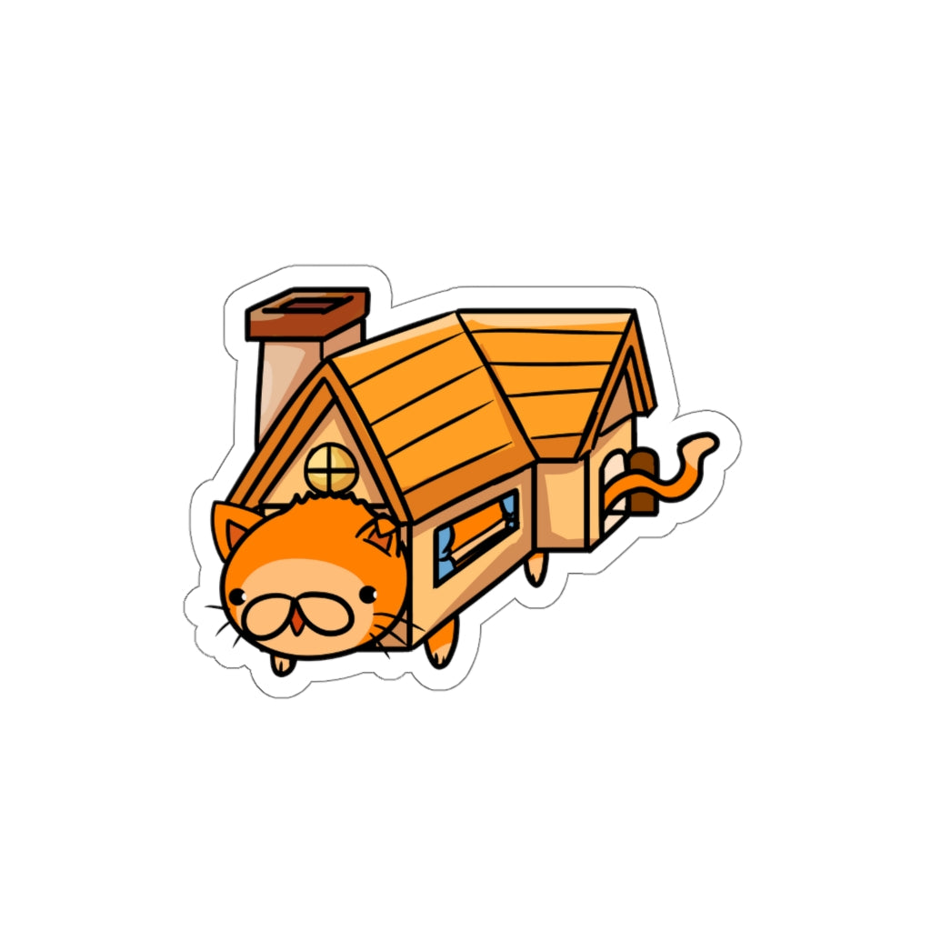 House Cat Die-Cut Sticker