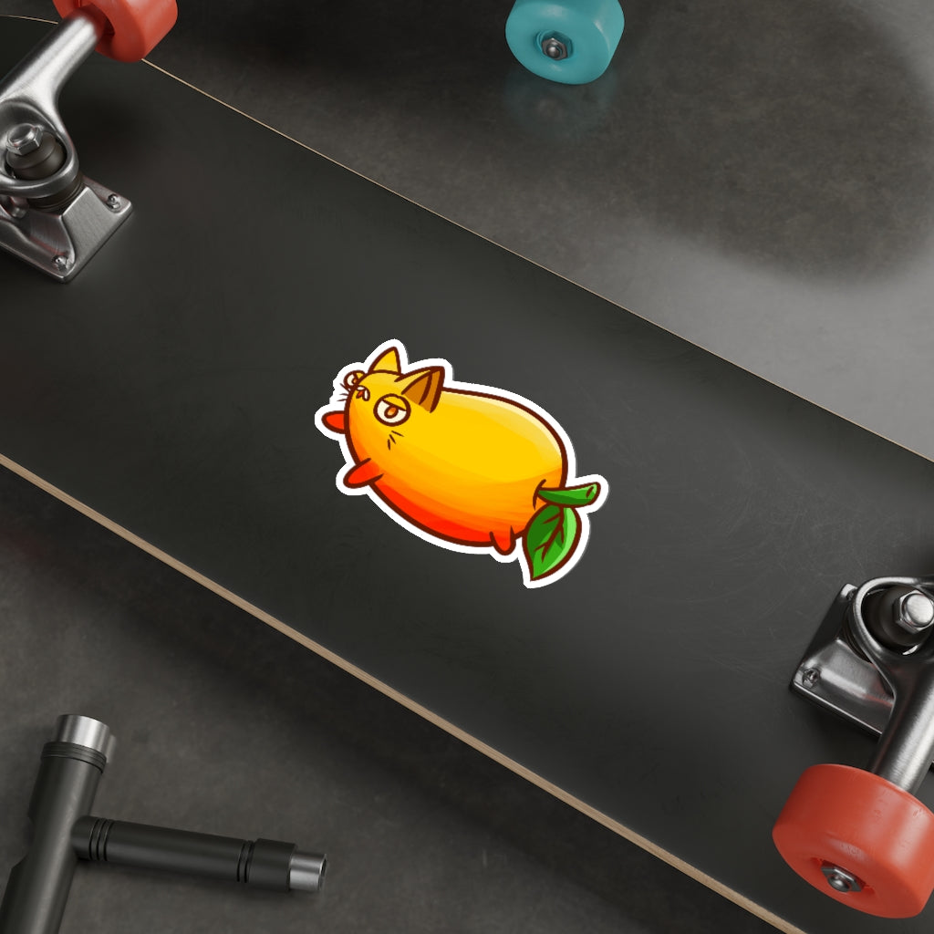 Mango Cat Die-Cut Sticker