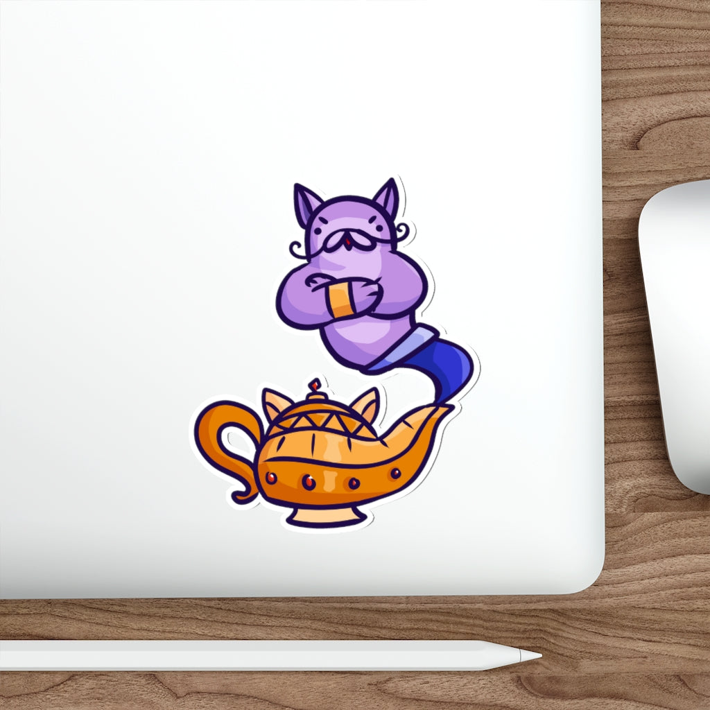 Djinn Cat Die-Cut Sticker