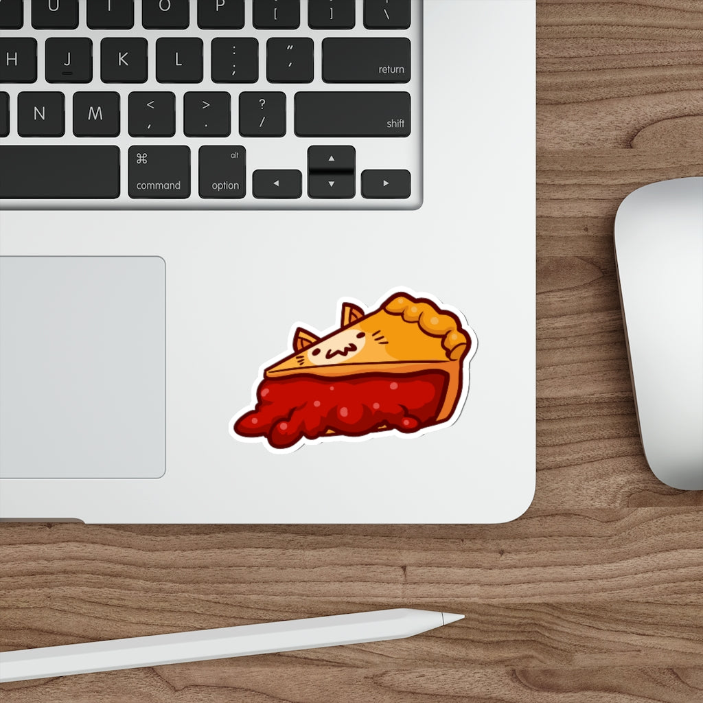 Berry Pie Cat Die-Cut Sticker