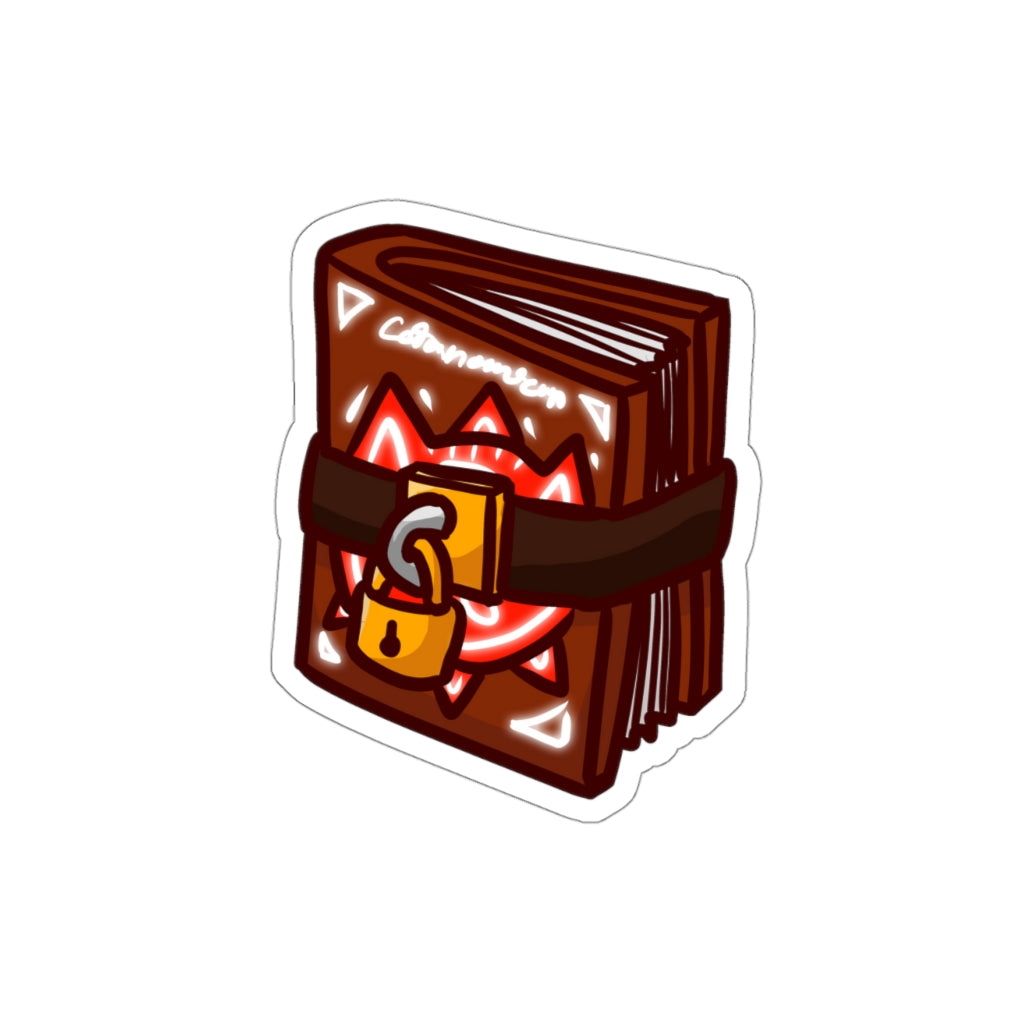 Grimoire Cat Die-Cut Sticker