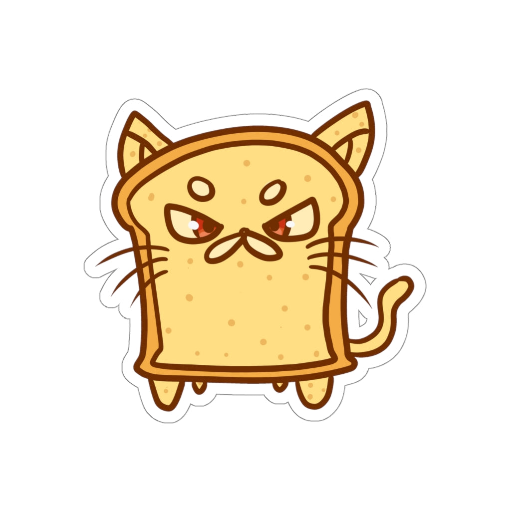 Bread Cat Die-Cut Sticker
