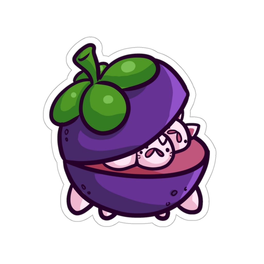 Mangosteen Cats Die-Cut Sticker