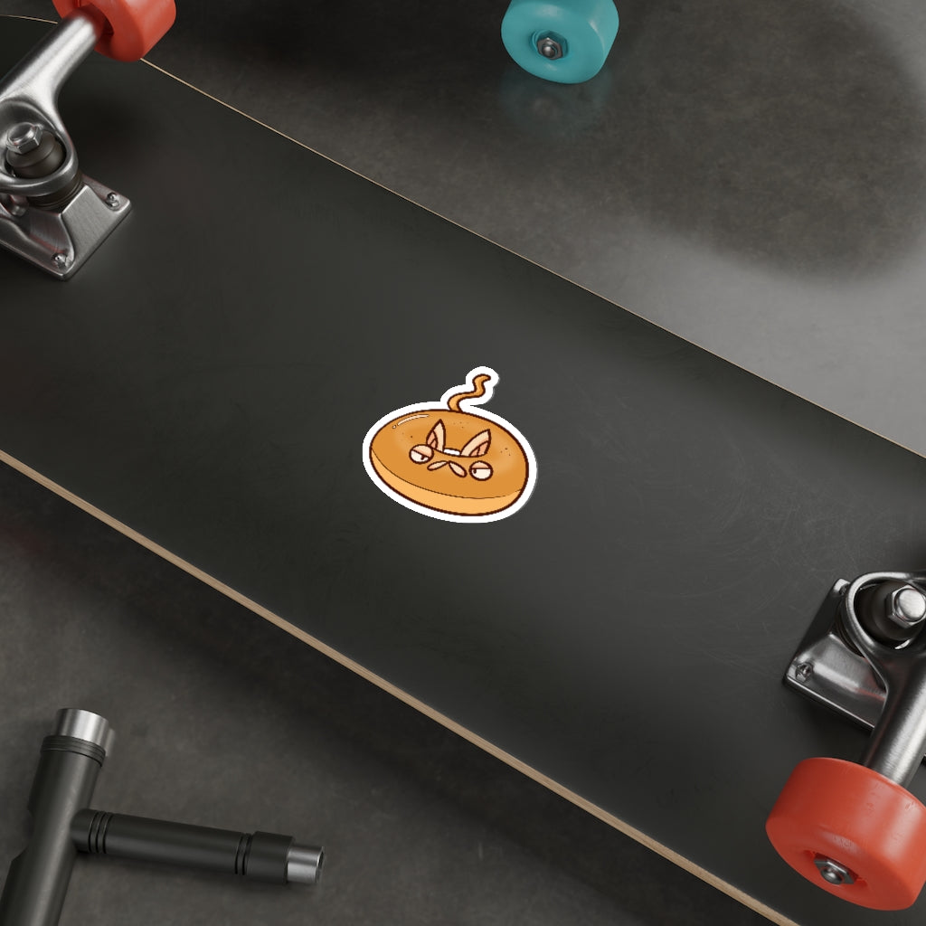 Bagel Cat Die-Cut Sticker