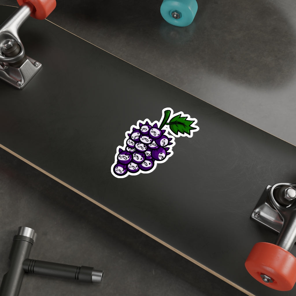 Grape Cats Die-Cut Sticker