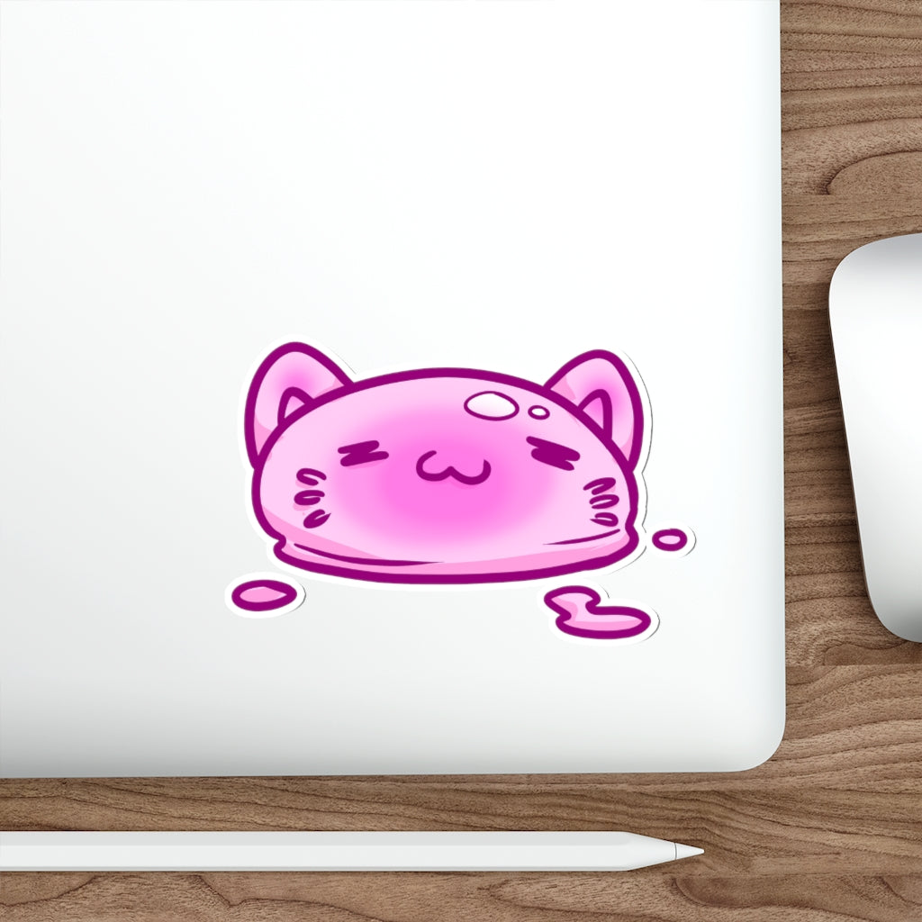 Slime Cat Die-Cut Sticker
