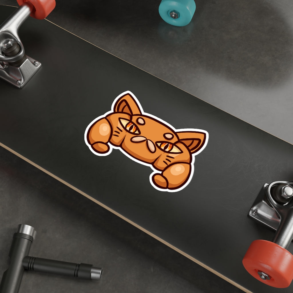 Croissant Cat Die-Cut Sticker