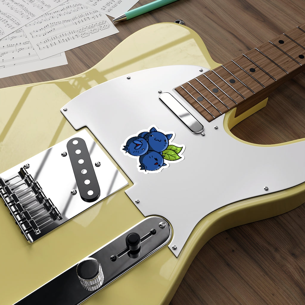 Blueberry Cats Die-Cut Sticker