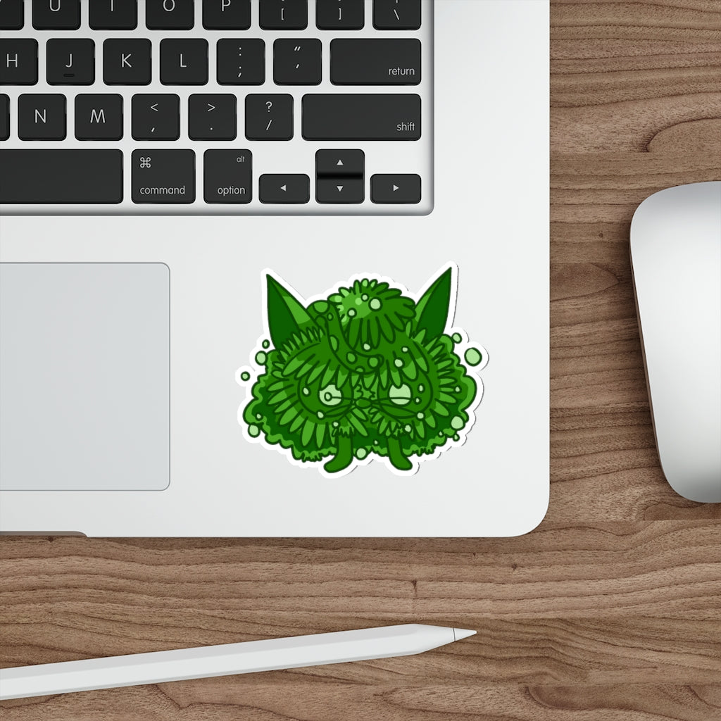 Bush Cat Die-Cut Sticker