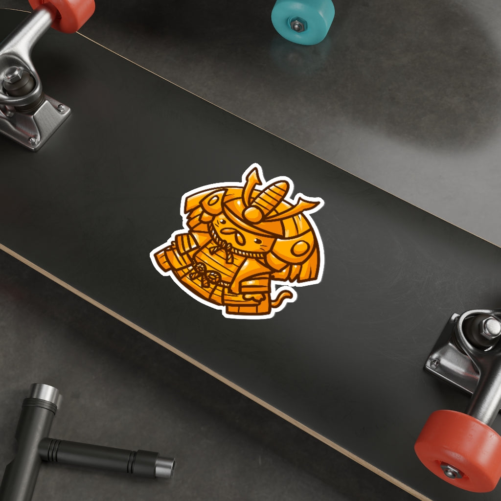 Shogun Cat Die-Cut Sticker