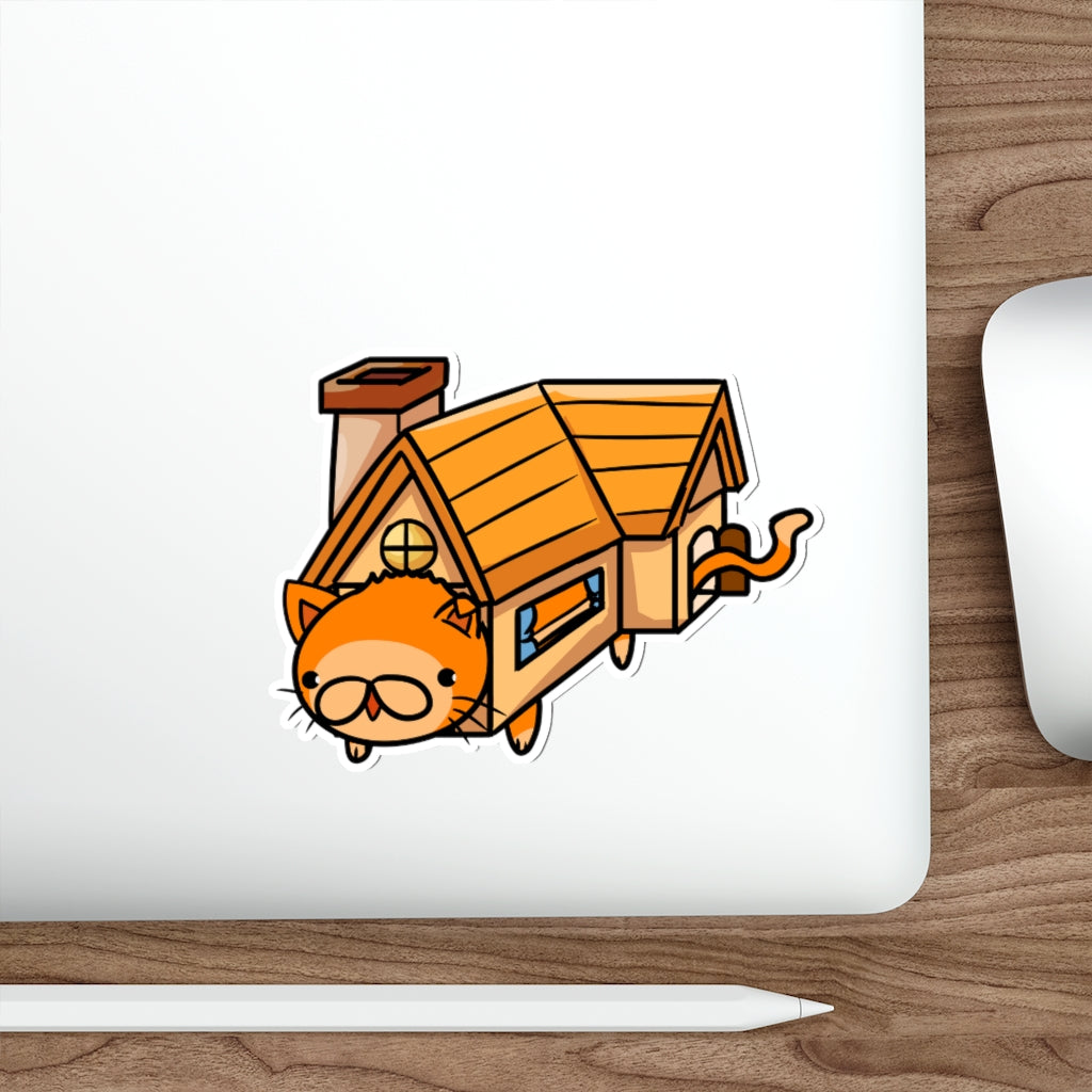 House Cat Die-Cut Sticker