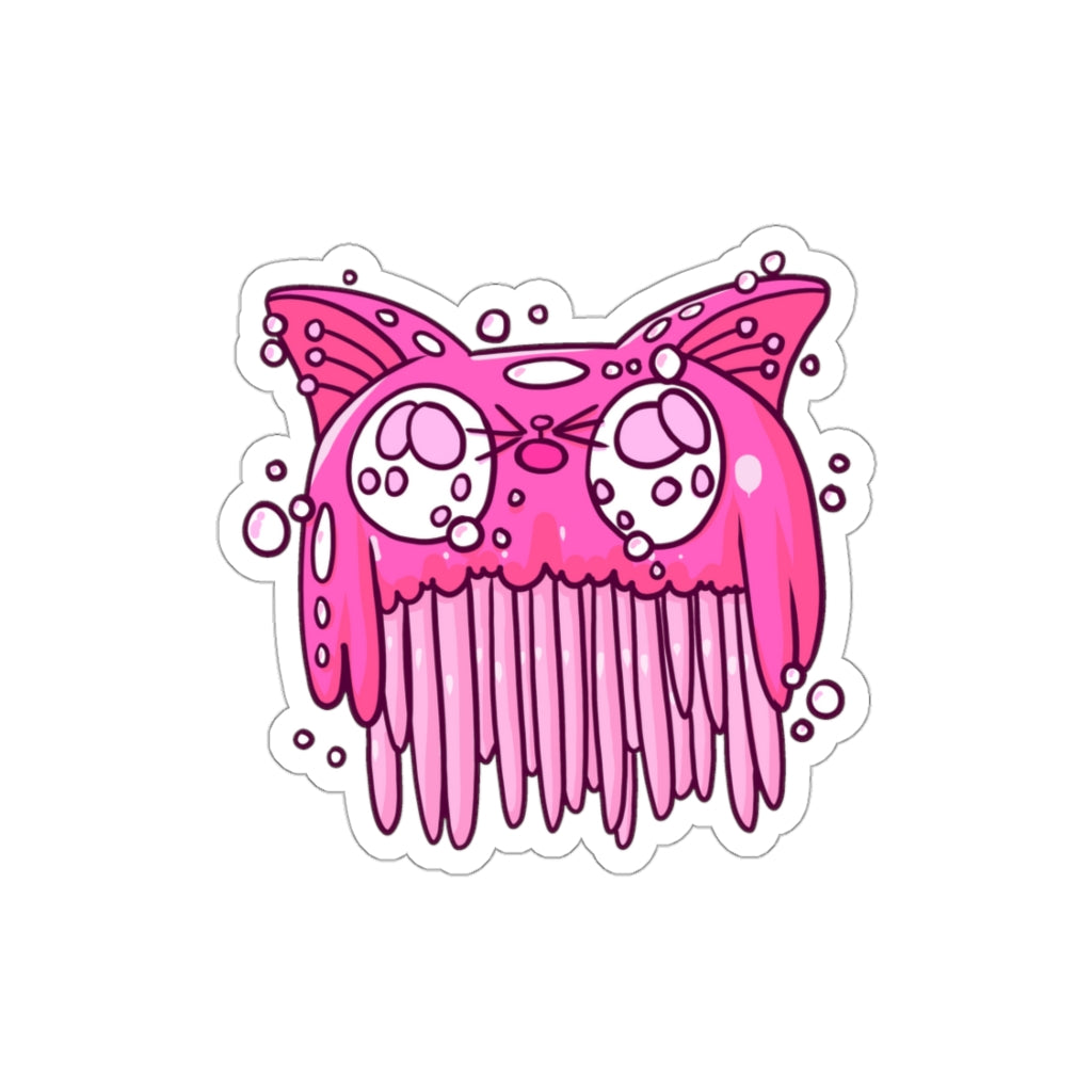 Tentacles Cat Die-Cut Sticker