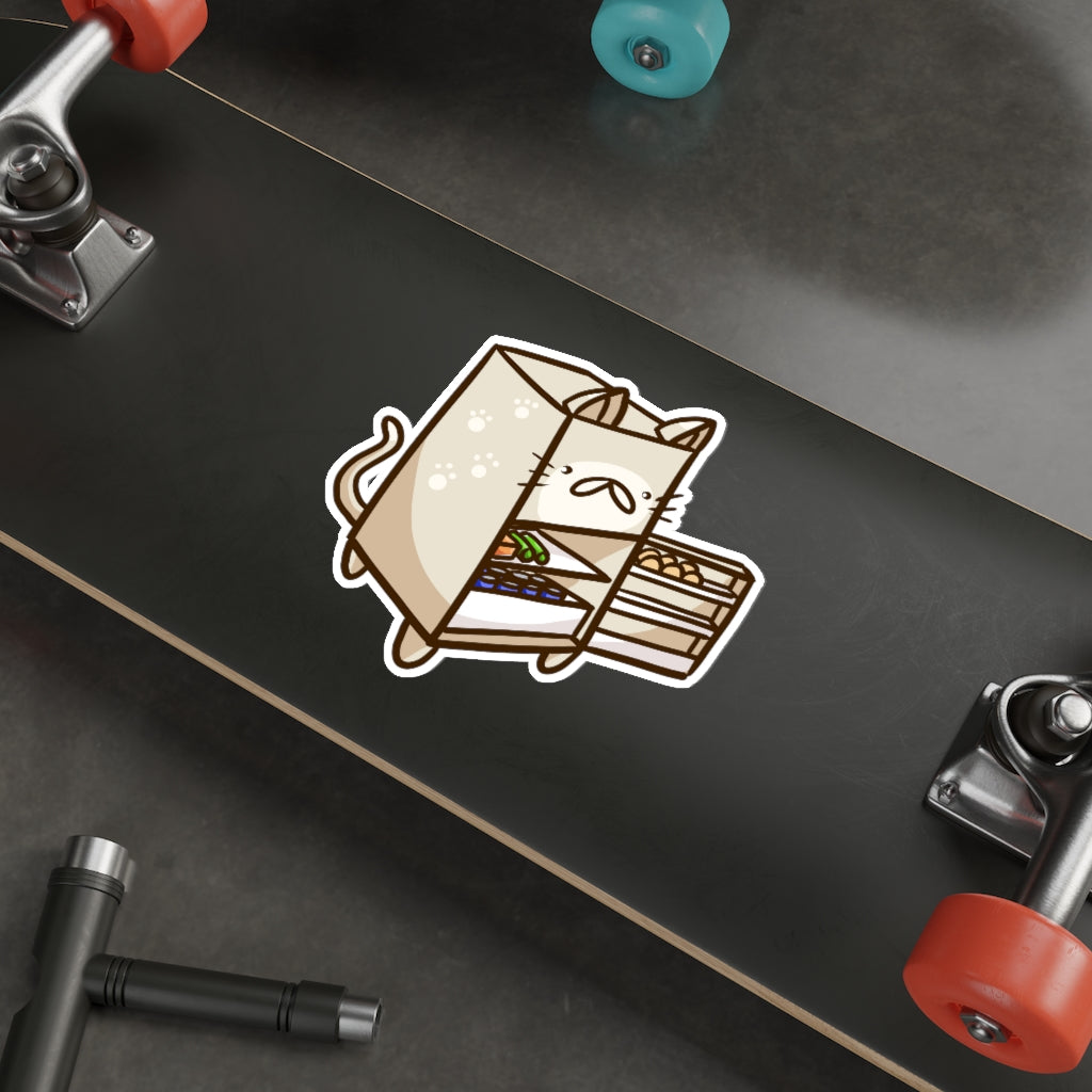 Fridge Cat Die-Cut Sticker