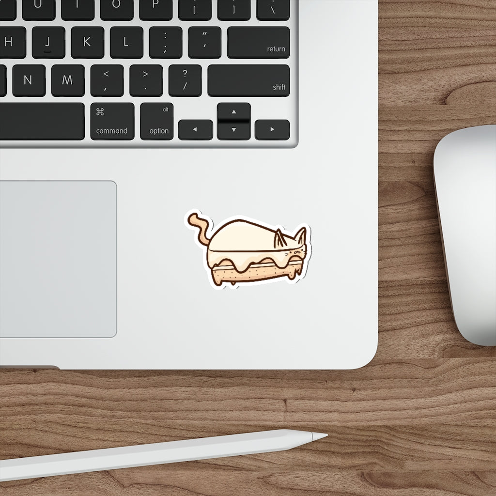 Cake Cat Die-Cut Sticker