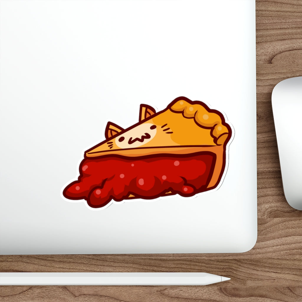 Berry Pie Cat Die-Cut Sticker