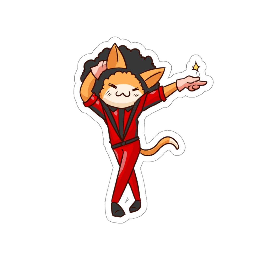 Pop Cat Die-Cut Sticker