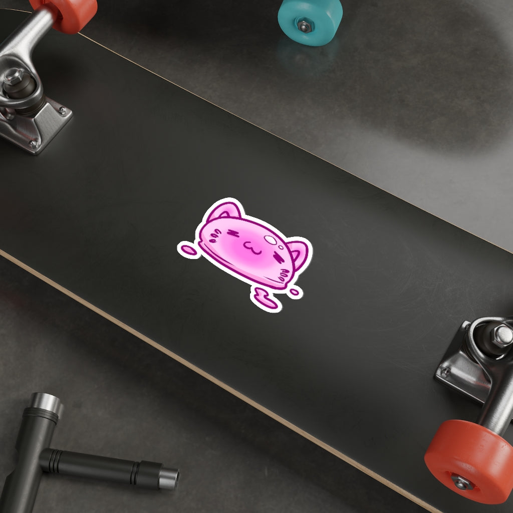 Slime Cat Die-Cut Sticker