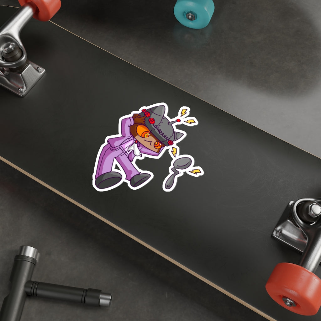 Psychic Cat Die-Cut Sticker