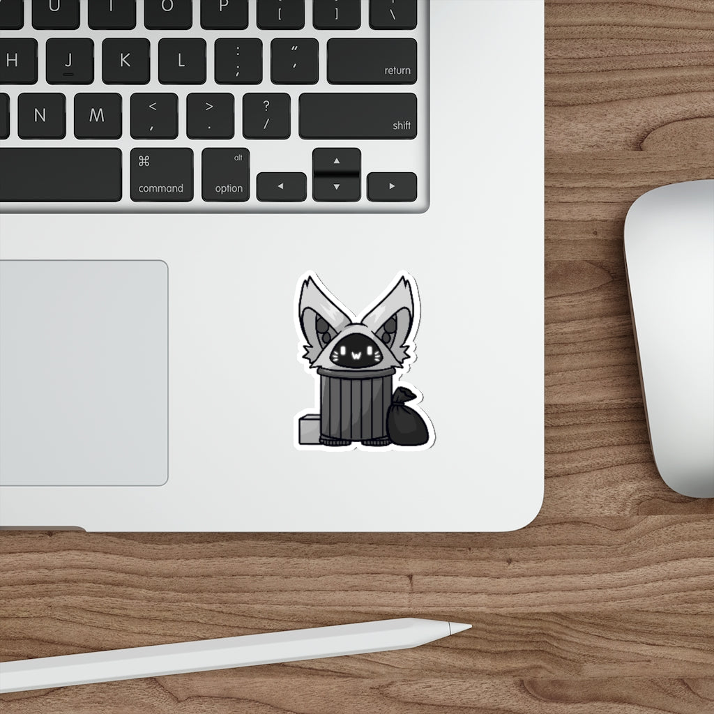 Trash Cat Die-Cut Sticker