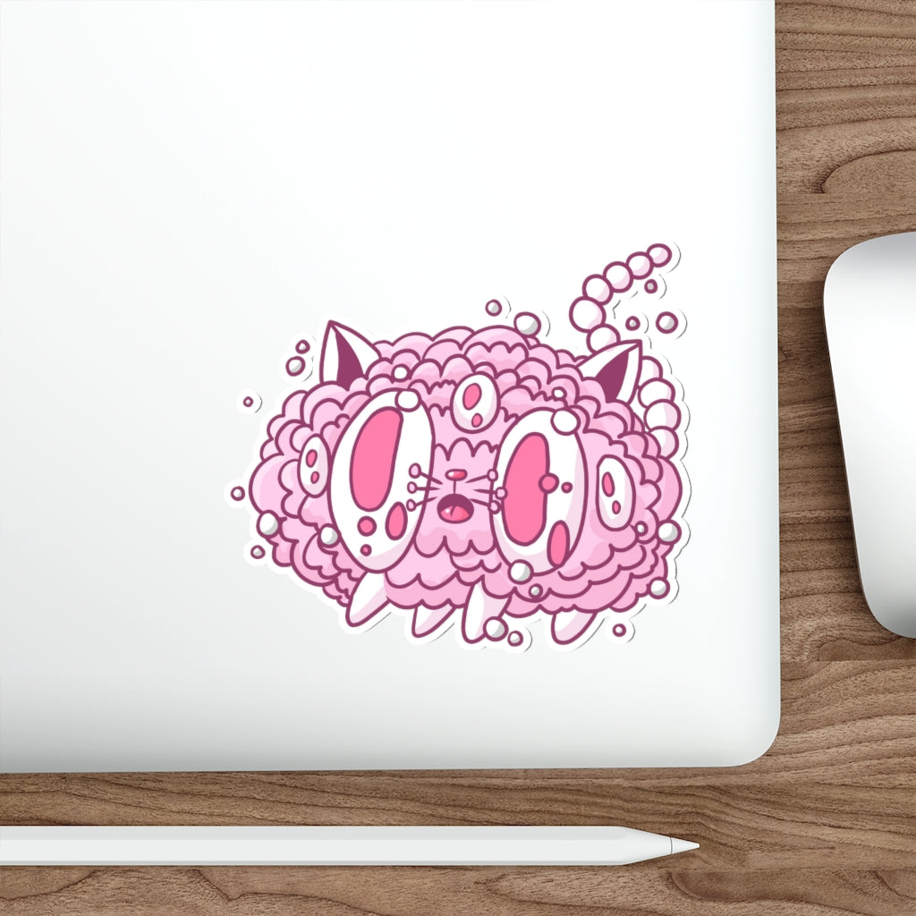 Fluff Cat Die-Cut Sticker