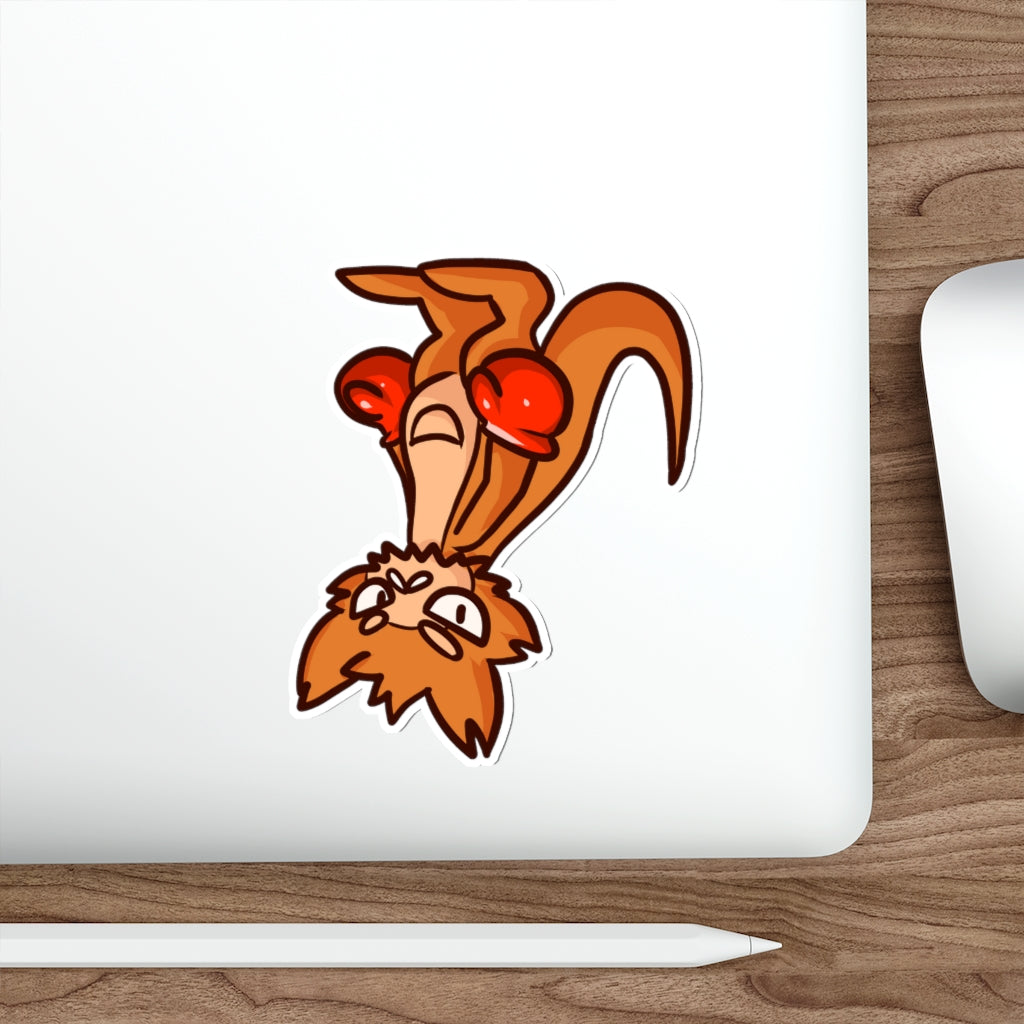 Kangaroo Cat Die-Cut Sticker