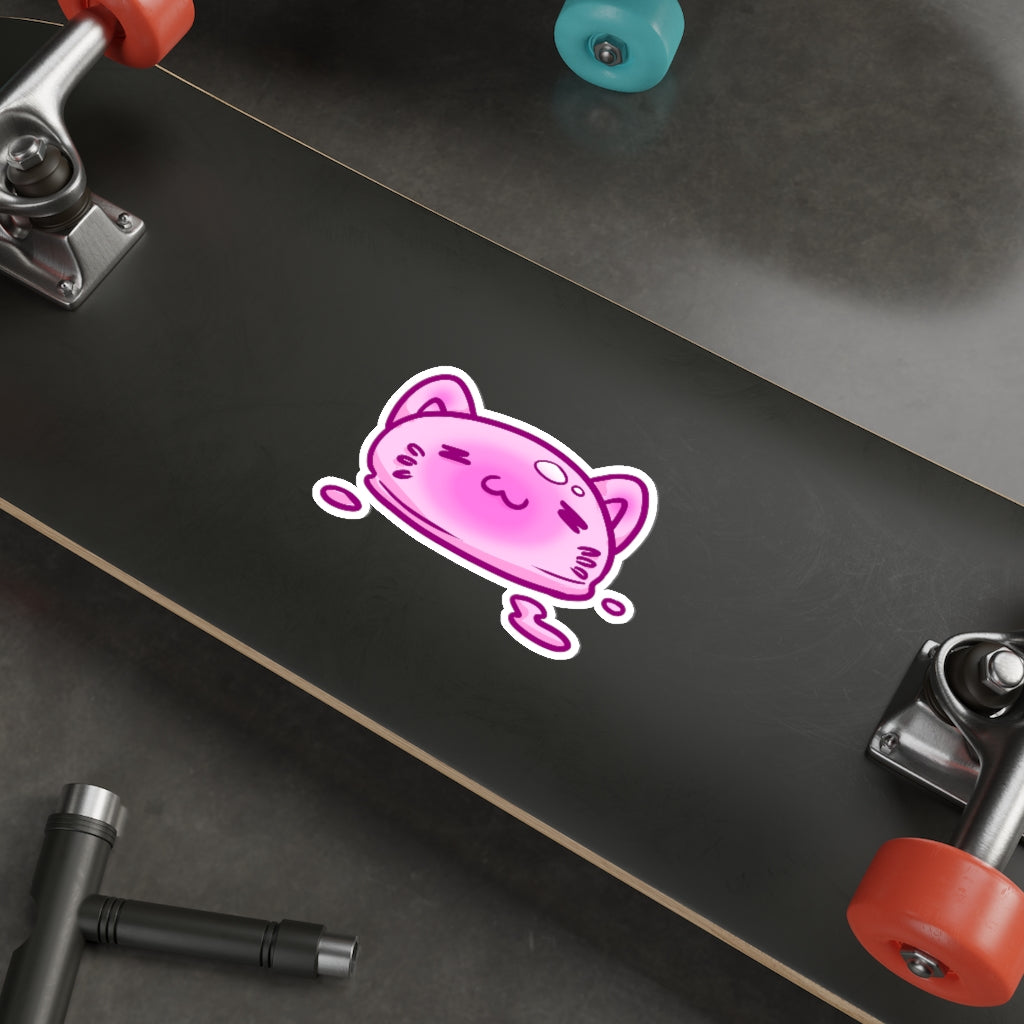 Slime Cat Die-Cut Sticker