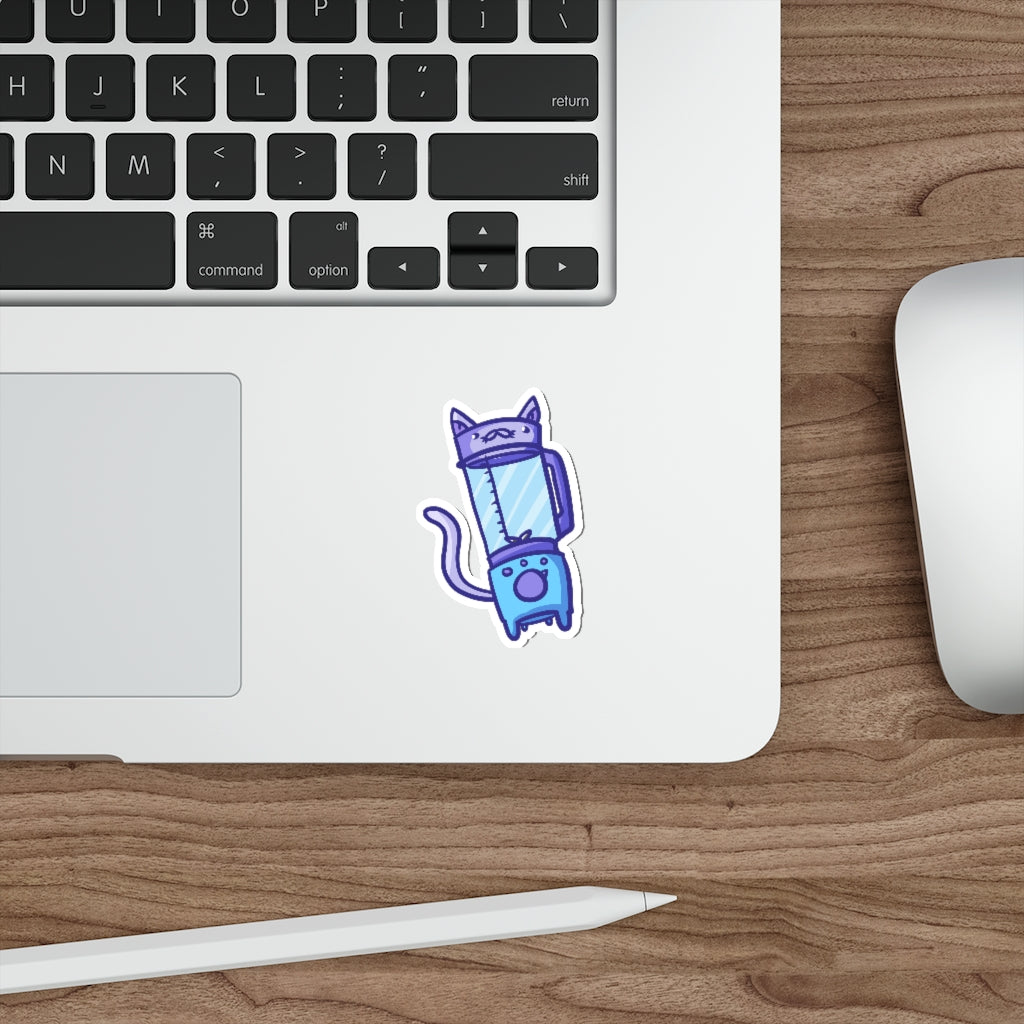 Blender Cat Die-Cut Sticker