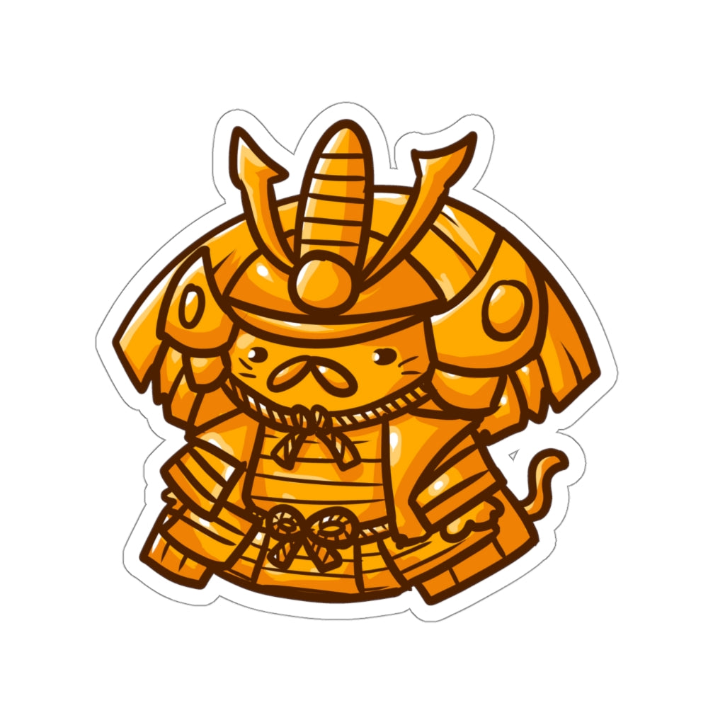 Shogun Cat Die-Cut Sticker