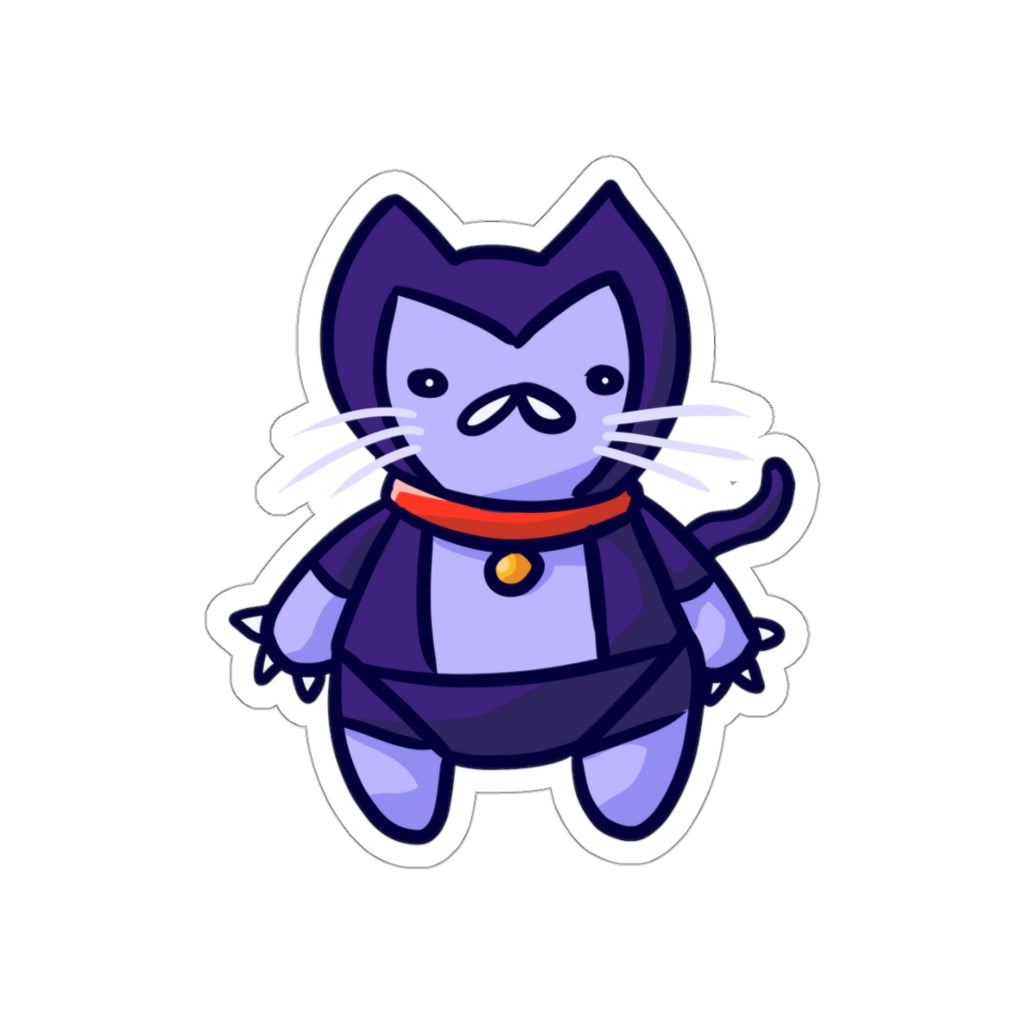 Plush Robot Cat Die-Cut Sticker